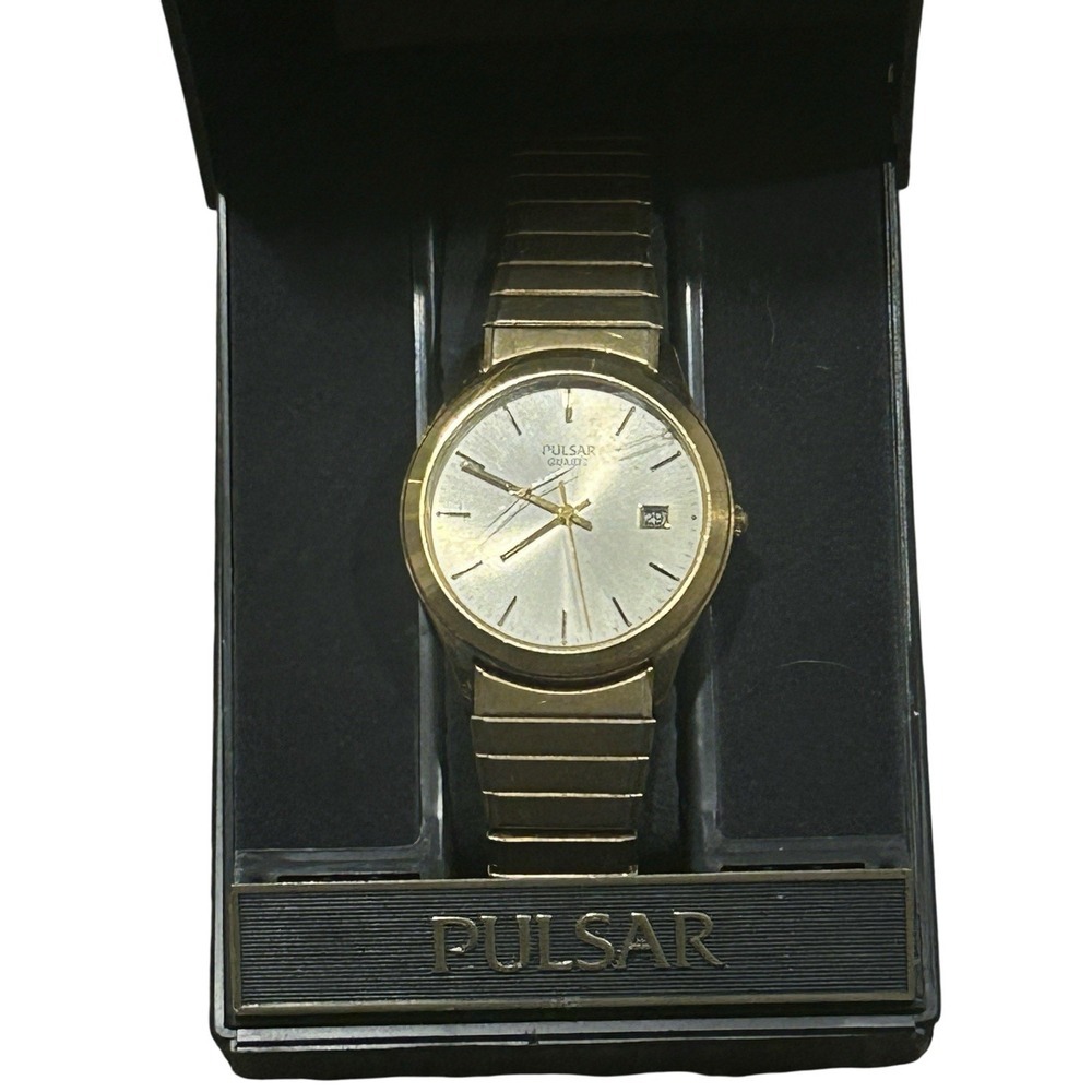 RARE VINTAGE 1980 PULSAR Quartz Watch V722-X036